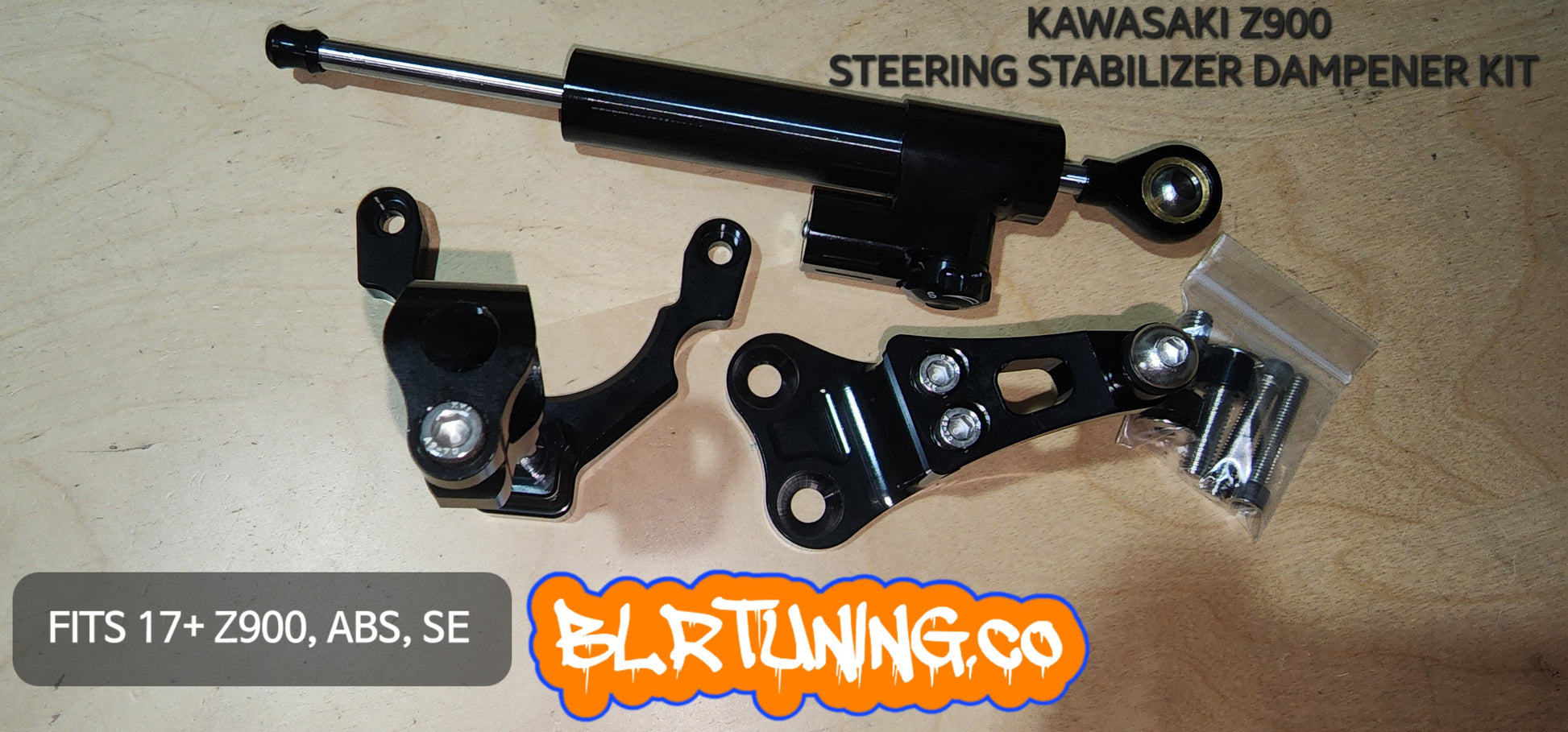KAWASAKI Z900 STEERING STABILIZER KIT 17 - 24 - Howling Moto