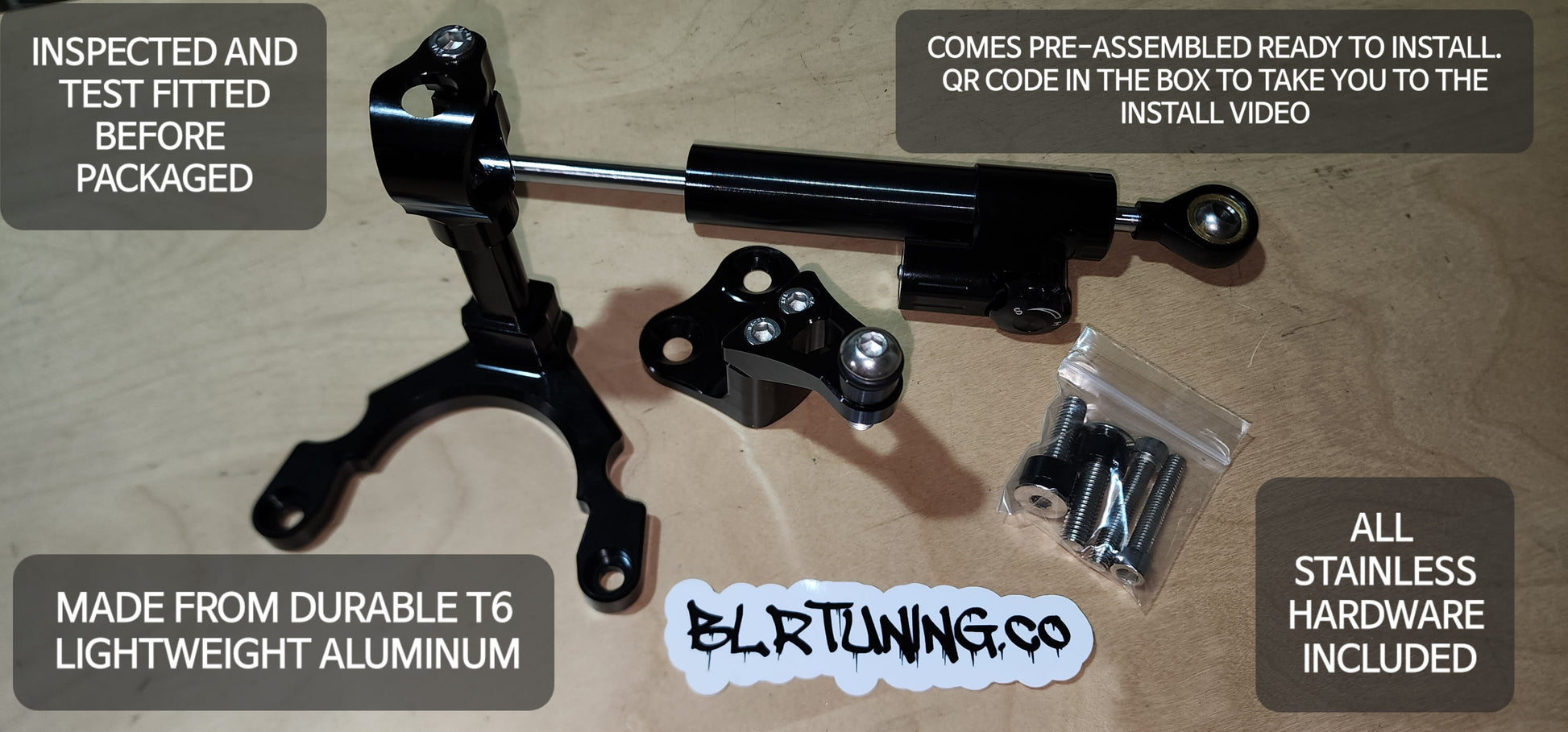 KAWASAKI Z900 STEERING STABILIZER KIT 17 - 24 - Howling Moto