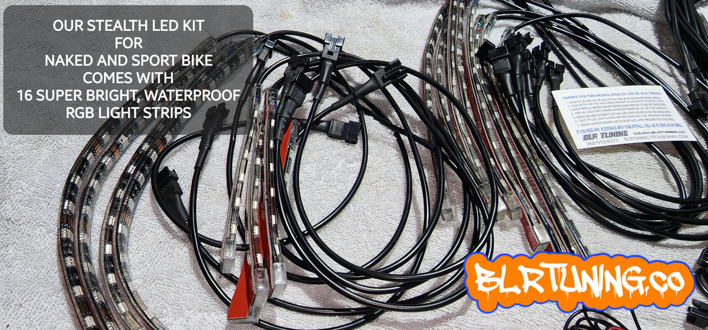 STEALTH LED KIT FOR NAKED AND SPORT BIKE - Howling Moto