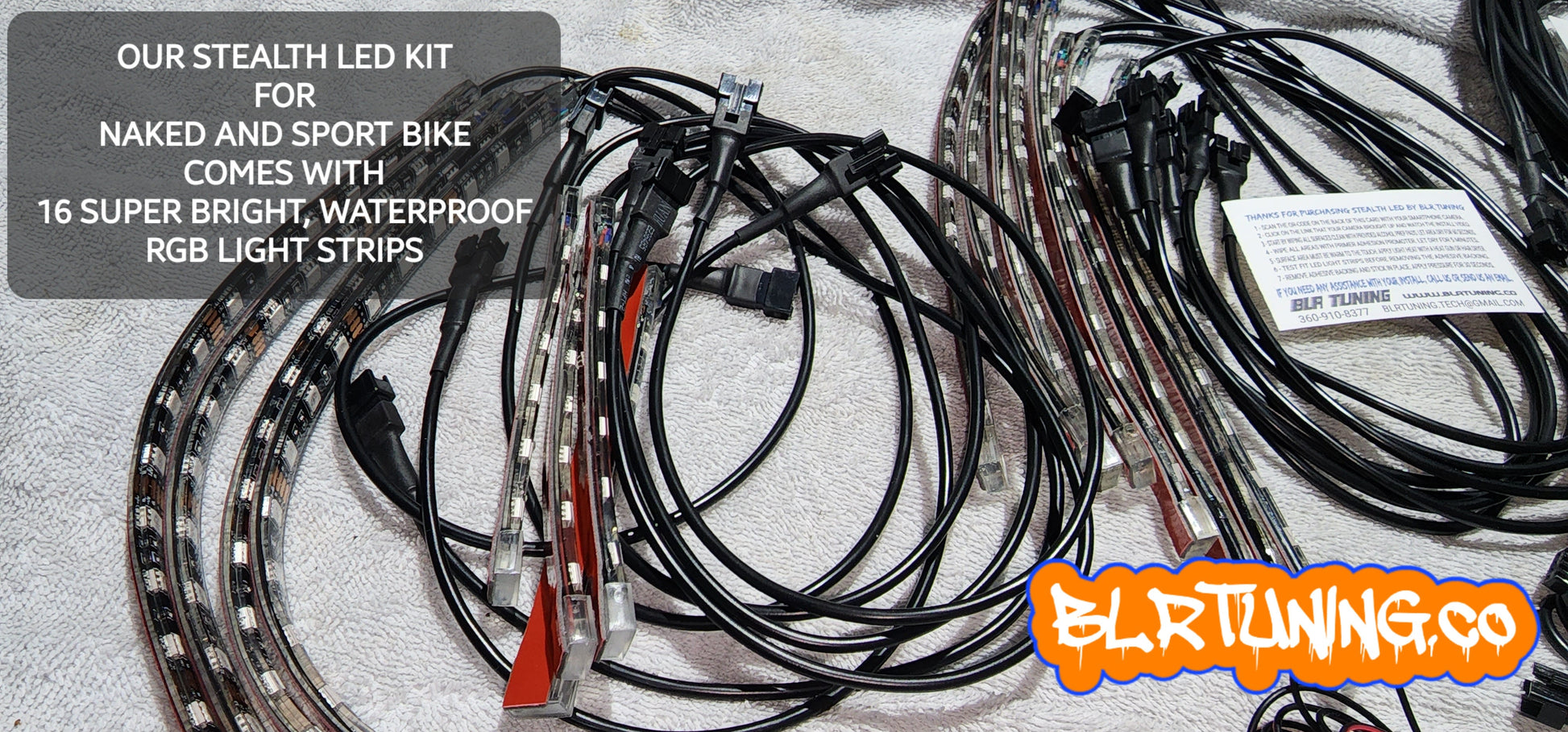 STEALTH LED KIT FOR NAKED AND SPORT BIKE - Howling Moto
