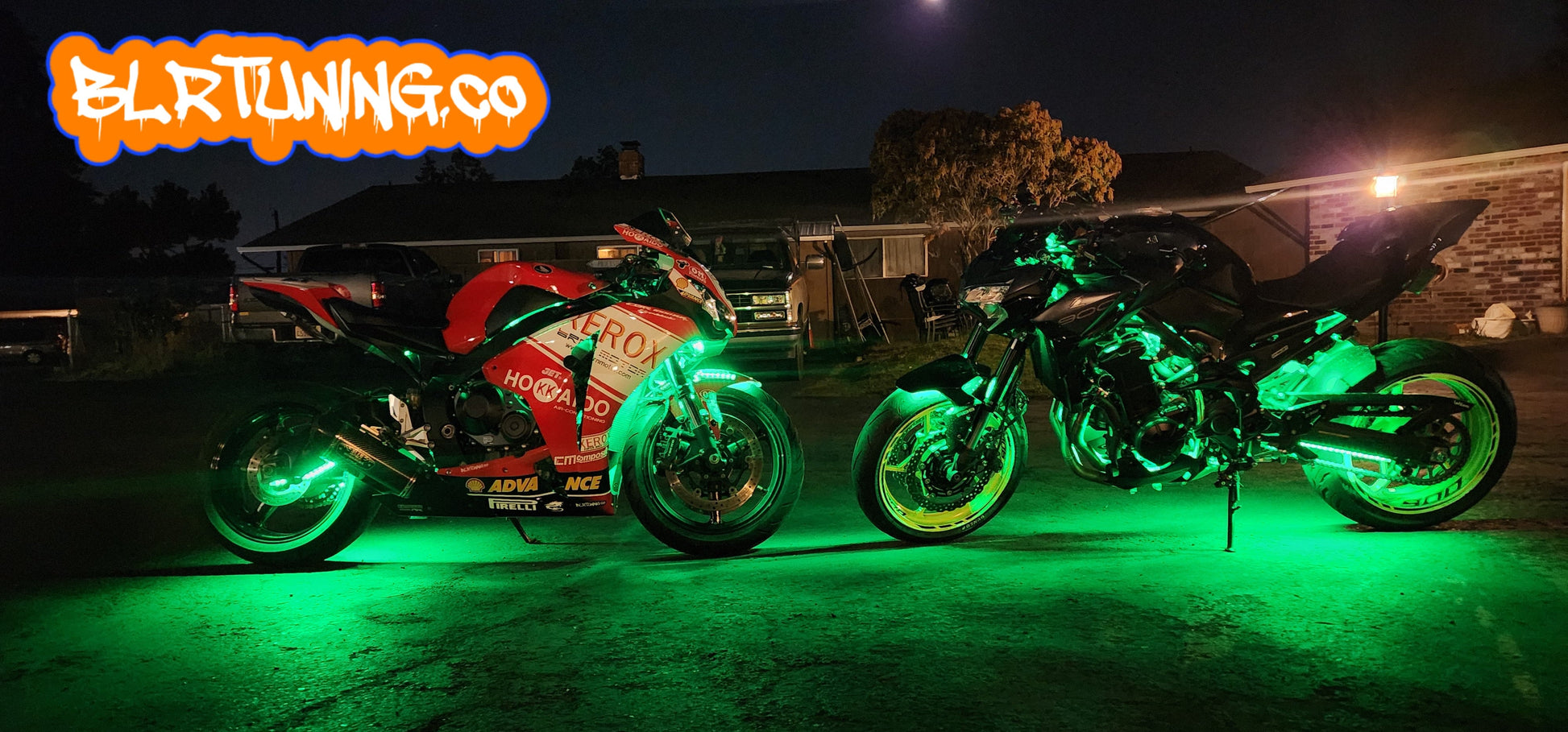STEALTH LED KIT FOR NAKED AND SPORT BIKE - Howling Moto