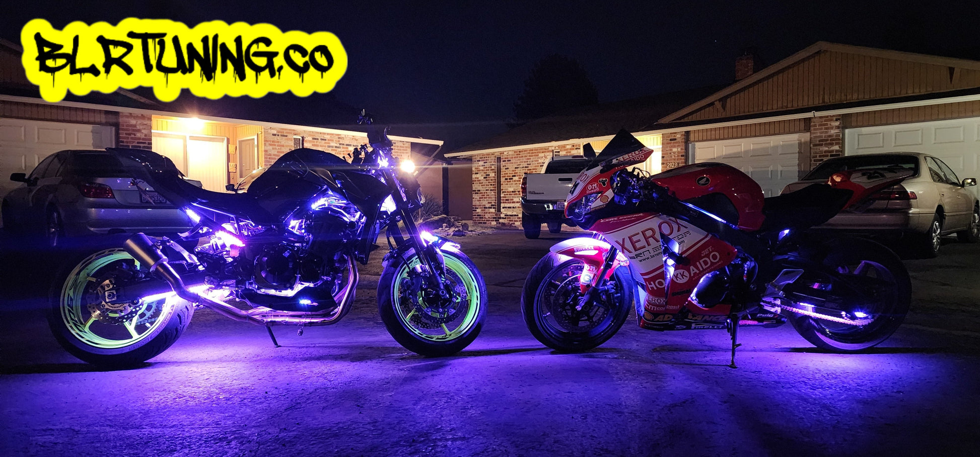 STEALTH LED KIT FOR NAKED AND SPORT BIKE - Howling Moto