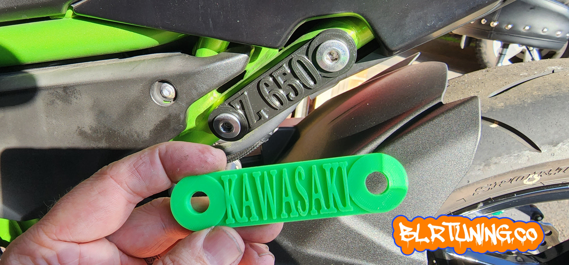 KAWASAKI Z650 PASSENGER REAR PEG DELETE PLATES - Howling Moto