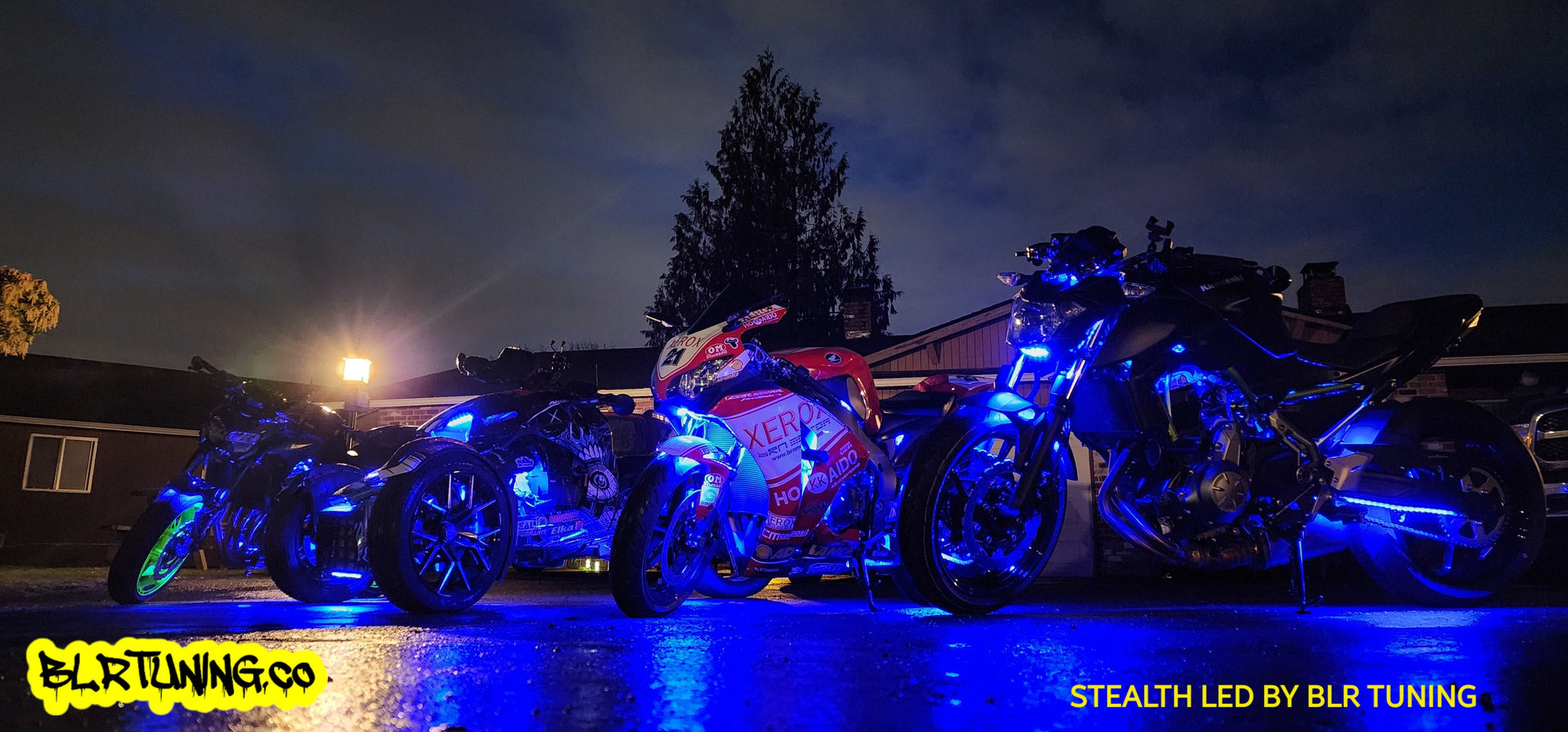 STEALTH LED KIT FOR NAKED AND SPORT BIKE - Howling Moto