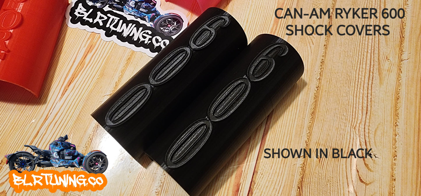 CAN-AM RYKER SHOCK COVERS NEW TEXT CHOICES RALLY SPORT 600 900 - Howling Moto
