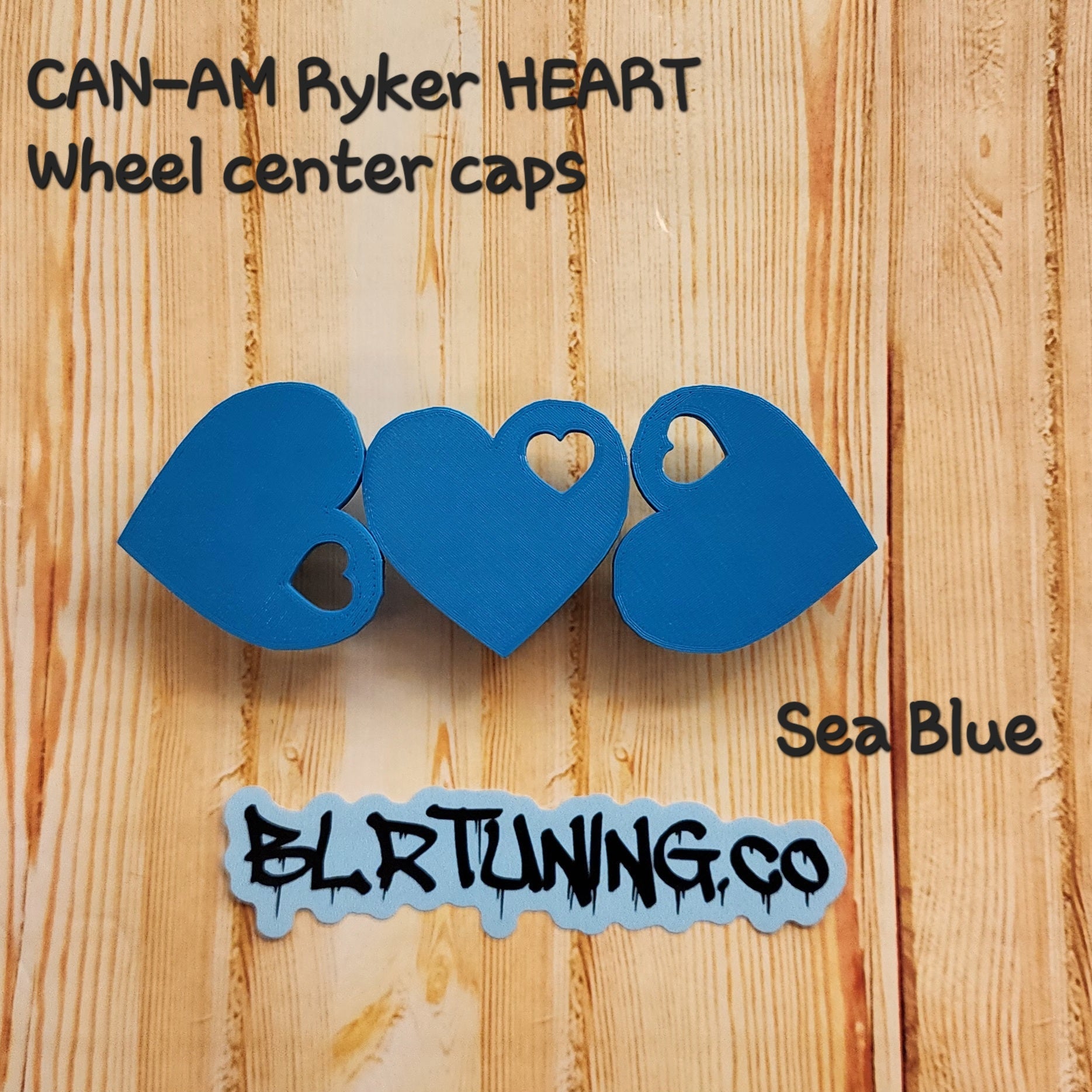CAN-AM RYKER HEART CENTER CAPS - Howling Moto