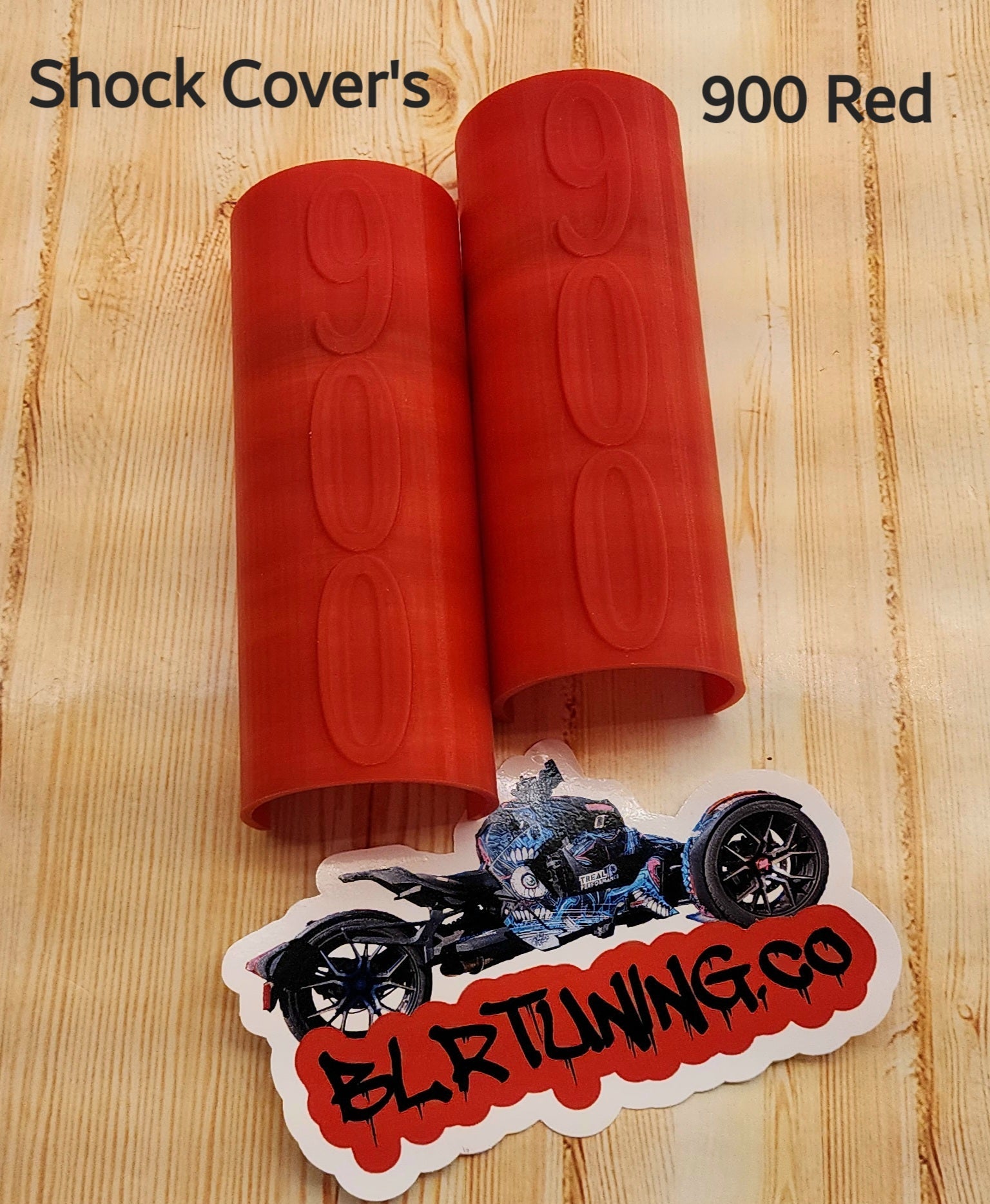 CAN-AM RYKER SHOCK COVERS NEW TEXT CHOICES RALLY SPORT 600 900 - Howling Moto