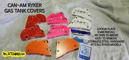 CAN-AM RYKER GAS TANK COVER ACCENT PANELS - Howling Moto