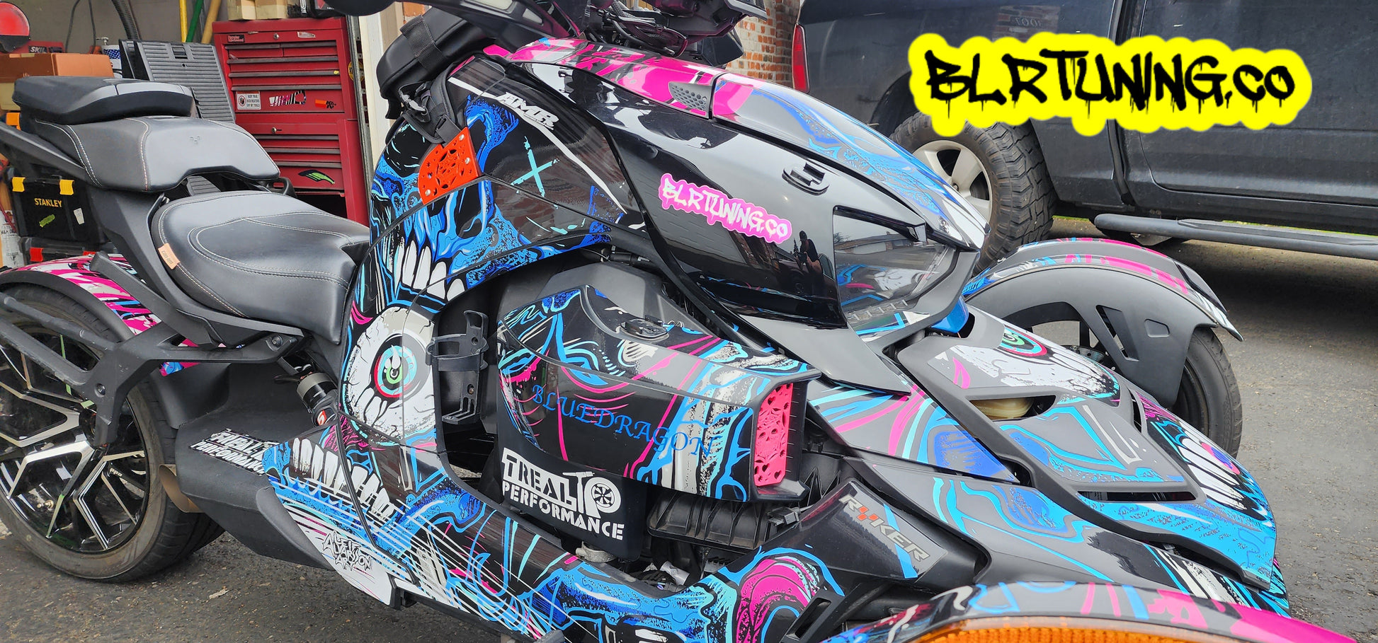 CAN-AM RYKER GAS TANK COVER ACCENT PANELS - Howling Moto