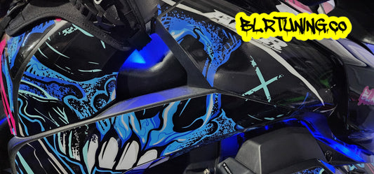 STEALTH 6 LED ADD-ON KIT FOR CAN-AM RYKER GAS TANK OPENING AREA - Howling Moto