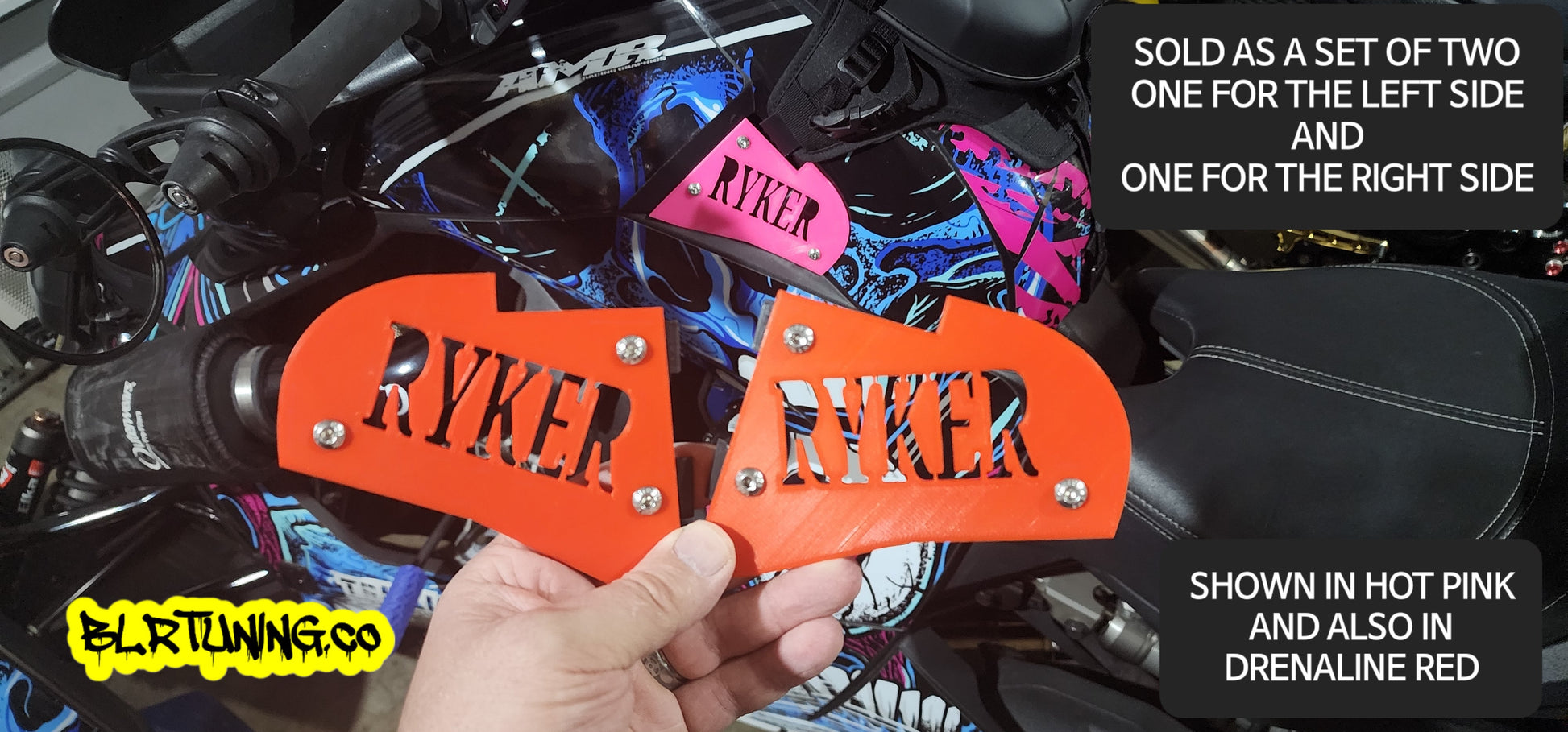 CAN-AM RYKER GAS TANK COVER ACCENT PANELS - Howling Moto