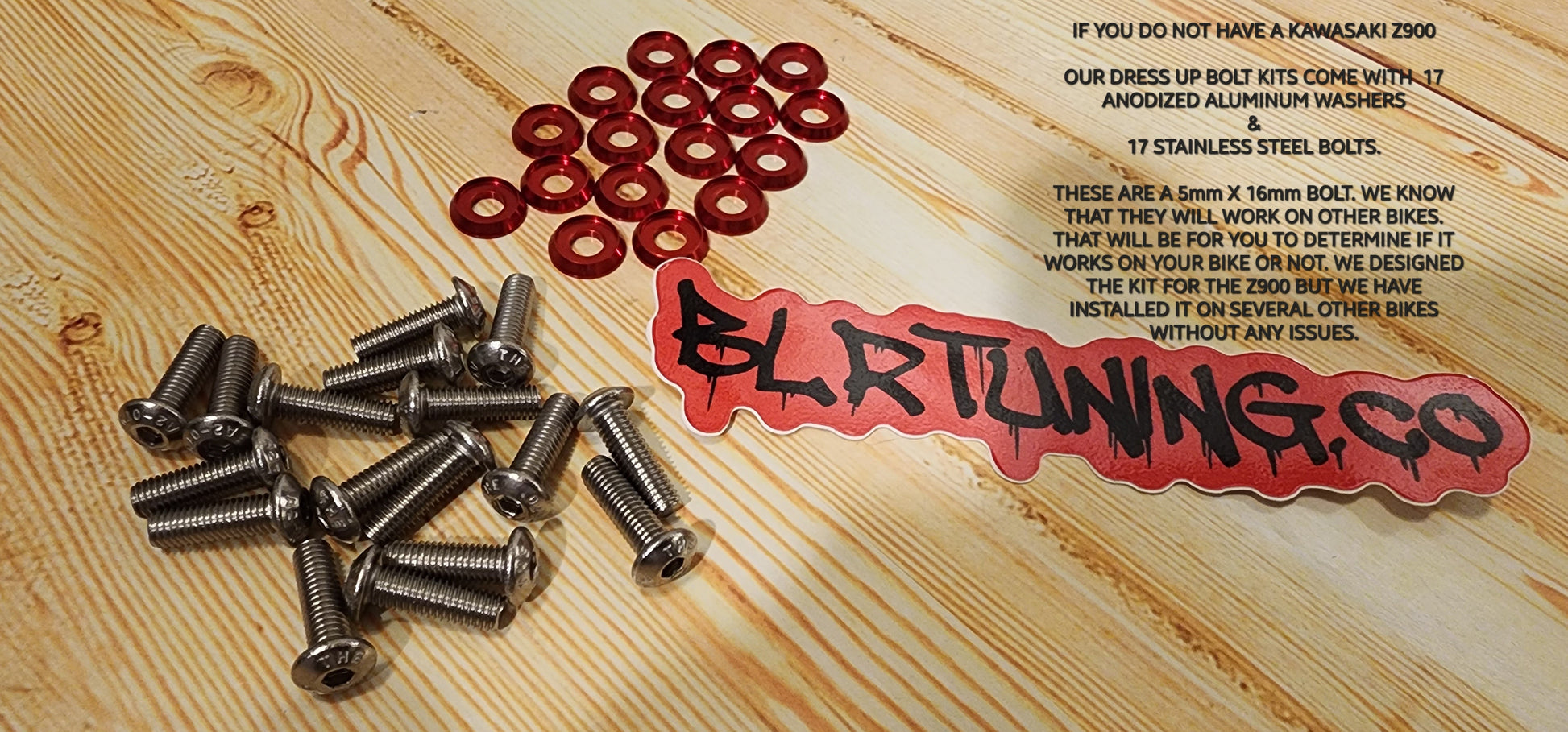 KAWASAKI Z900 DRESS UP BOLT KIT FOR 20 - 25 - Howling Moto