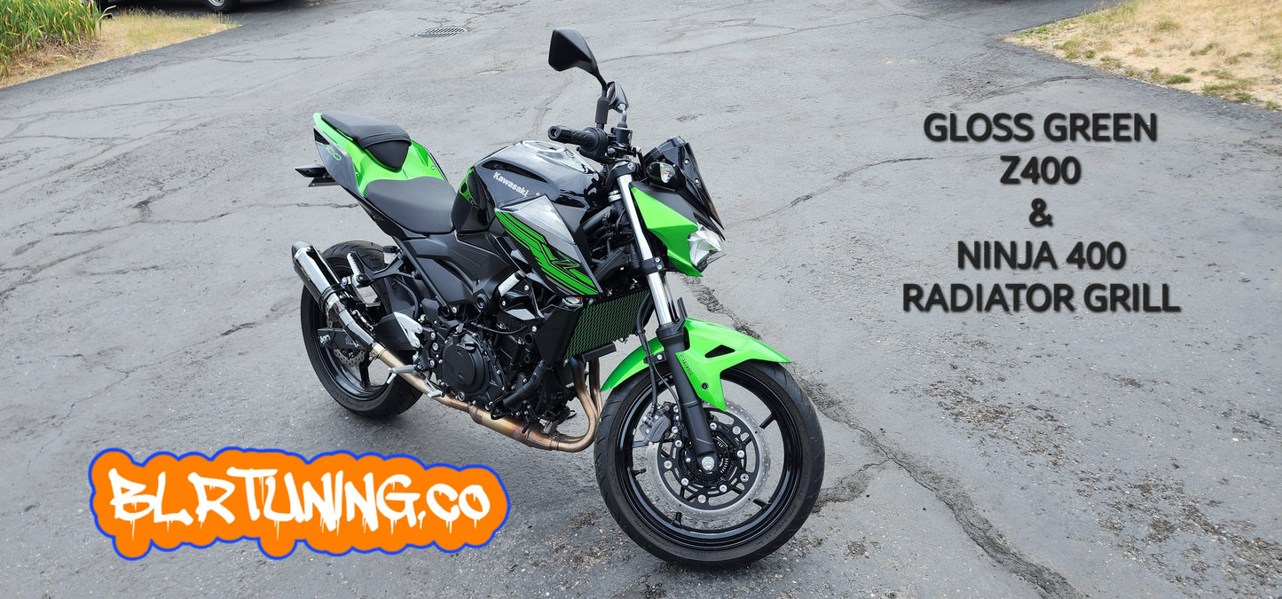 KAWASAKI Z400 & NINJA 400 Radiator Protective Grill - Howling Moto