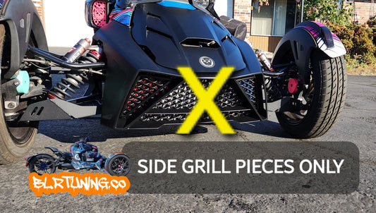 SIDES ONLY RADIATOR PROTECTIVE GRILL FOR PANTHER CUSTOMS RYKER FRONT END - Howling Moto