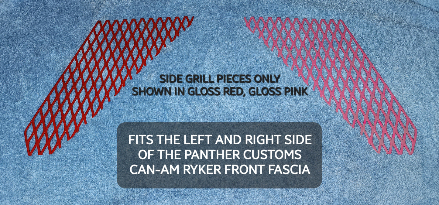 SIDES ONLY RADIATOR PROTECTIVE GRILL FOR PANTHER CUSTOMS RYKER FRONT END - Howling Moto