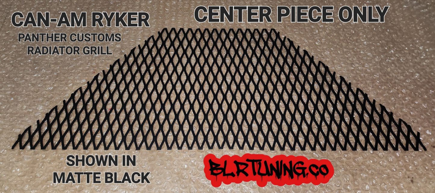 CENTER ONLY RADIATOR PROTECTIVE GRILL FOR PANTHER CUSTOMS RYKER FRONT END - Howling Moto