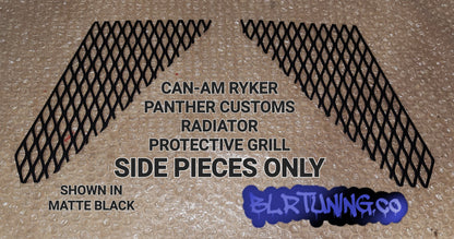 SIDES ONLY RADIATOR PROTECTIVE GRILL FOR PANTHER CUSTOMS RYKER FRONT END - Howling Moto