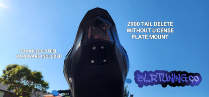 KAWASAKI Z900 TAIL Tidy LICENSE PLATE MOUNT OR PLATE DELETE FITS 17 - 24 Z900 - Howling Moto