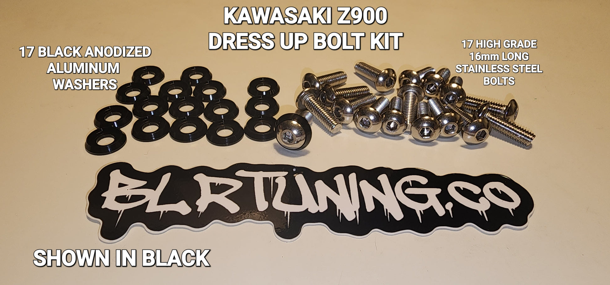 KAWASAKI Z900 DRESS UP BOLT KIT FOR 20 - 25 - Howling Moto