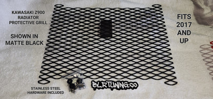 KAWASAKI Z900 RADIATOR PROTECTIVE GRILL BY BLR TUNING FITS 2017 - 2024 - Howling Moto