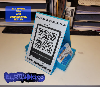 BLR TUNING SIGN AND BUSINESS CARD HOLDER - Howling Moto