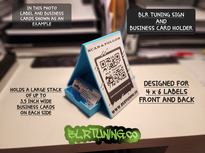 BLR TUNING SIGN AND BUSINESS CARD HOLDER - Howling Moto