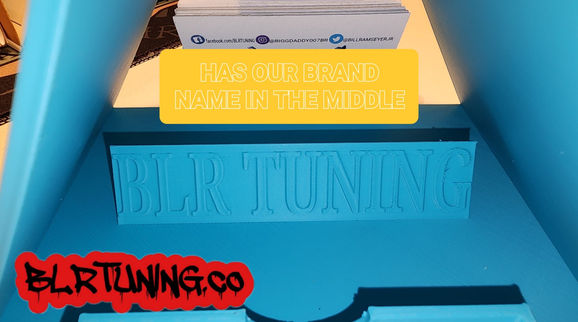 BLR TUNING SIGN AND BUSINESS CARD HOLDER - Howling Moto