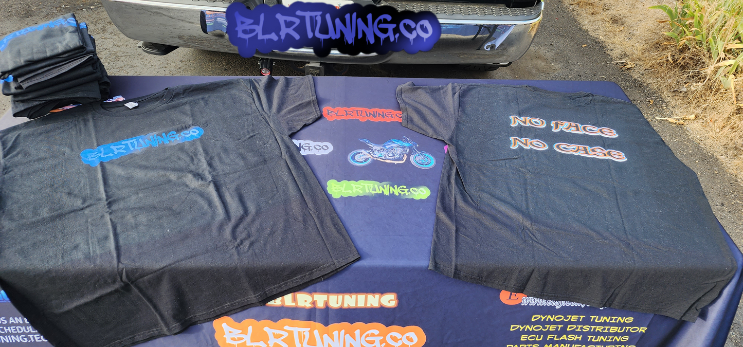 NO FACE NO CASE T-SHIRT BY BLR TUNING - Howling Moto