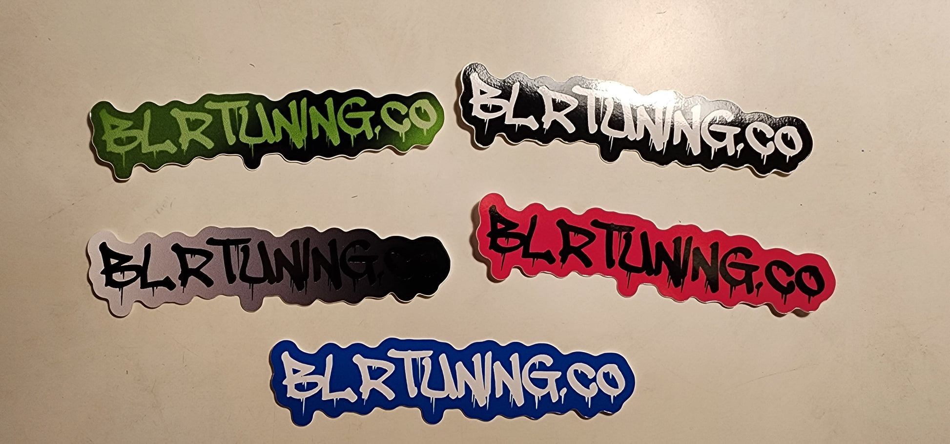 BLR TUNING VINYL DECALS RANDOM PACK OF FIVE - Howling Moto