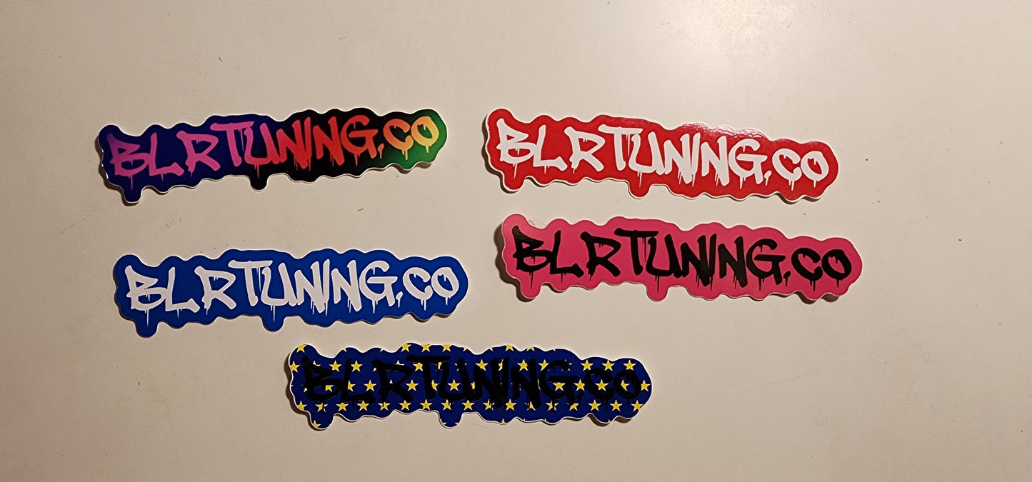 BLR TUNING VINYL DECALS RANDOM PACK OF FIVE - Howling Moto
