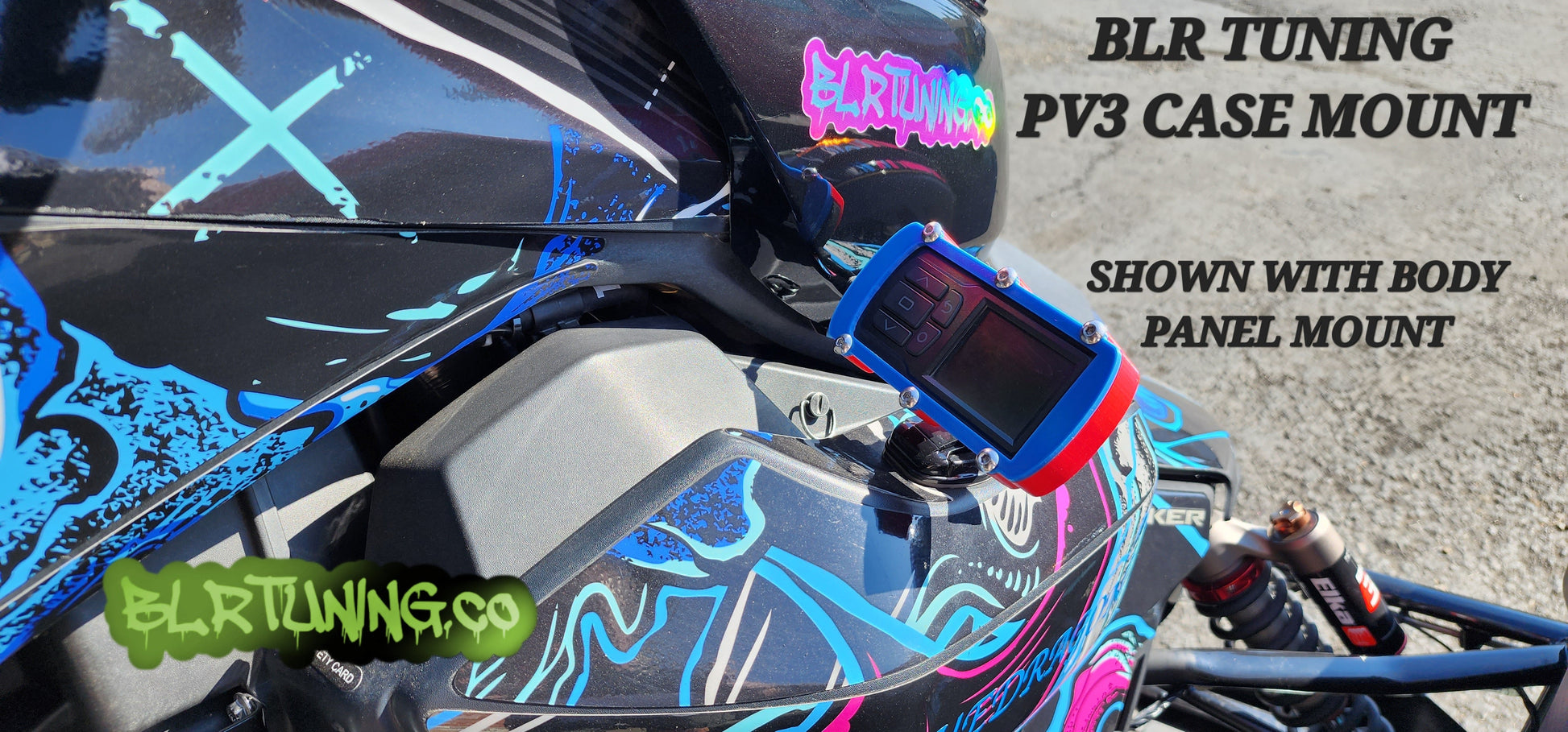 PV3 CASE MOUNT BY BLR TUNING FOR DYNOJET PV3 - Howling Moto
