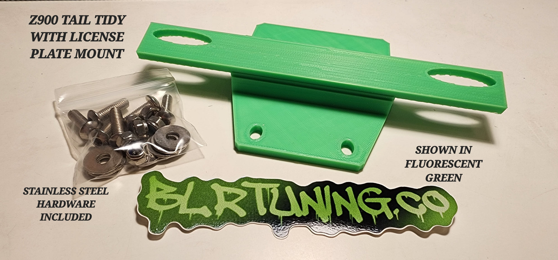 KAWASAKI Z900 TAIL Tidy LICENSE PLATE MOUNT OR PLATE DELETE FITS 17 - 24 Z900 - Howling Moto