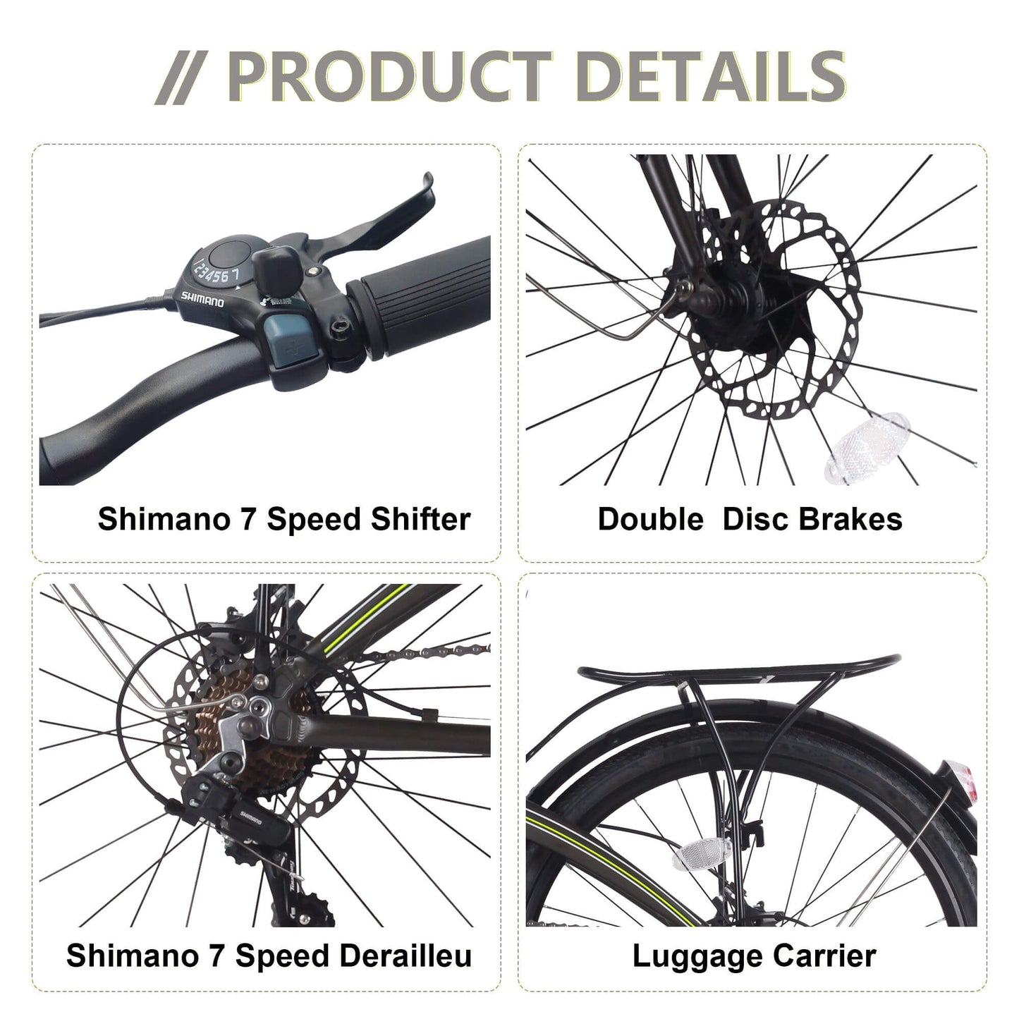 Hycline Meghna 24” Folding Bike - Howling Moto