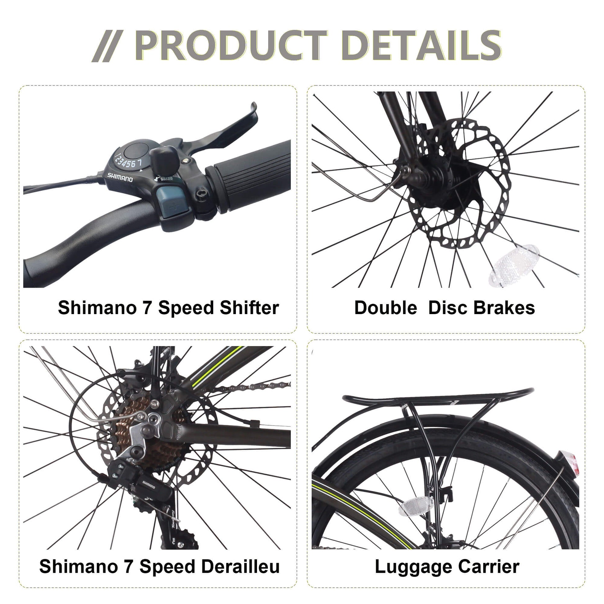 Hycline Meghna 24” Folding Bike - Howling Moto