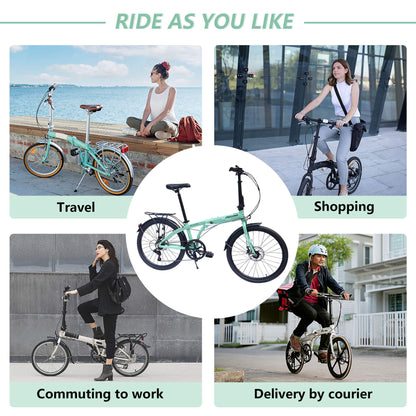 Hycline Meghna 24” Folding Bike - Howling Moto
