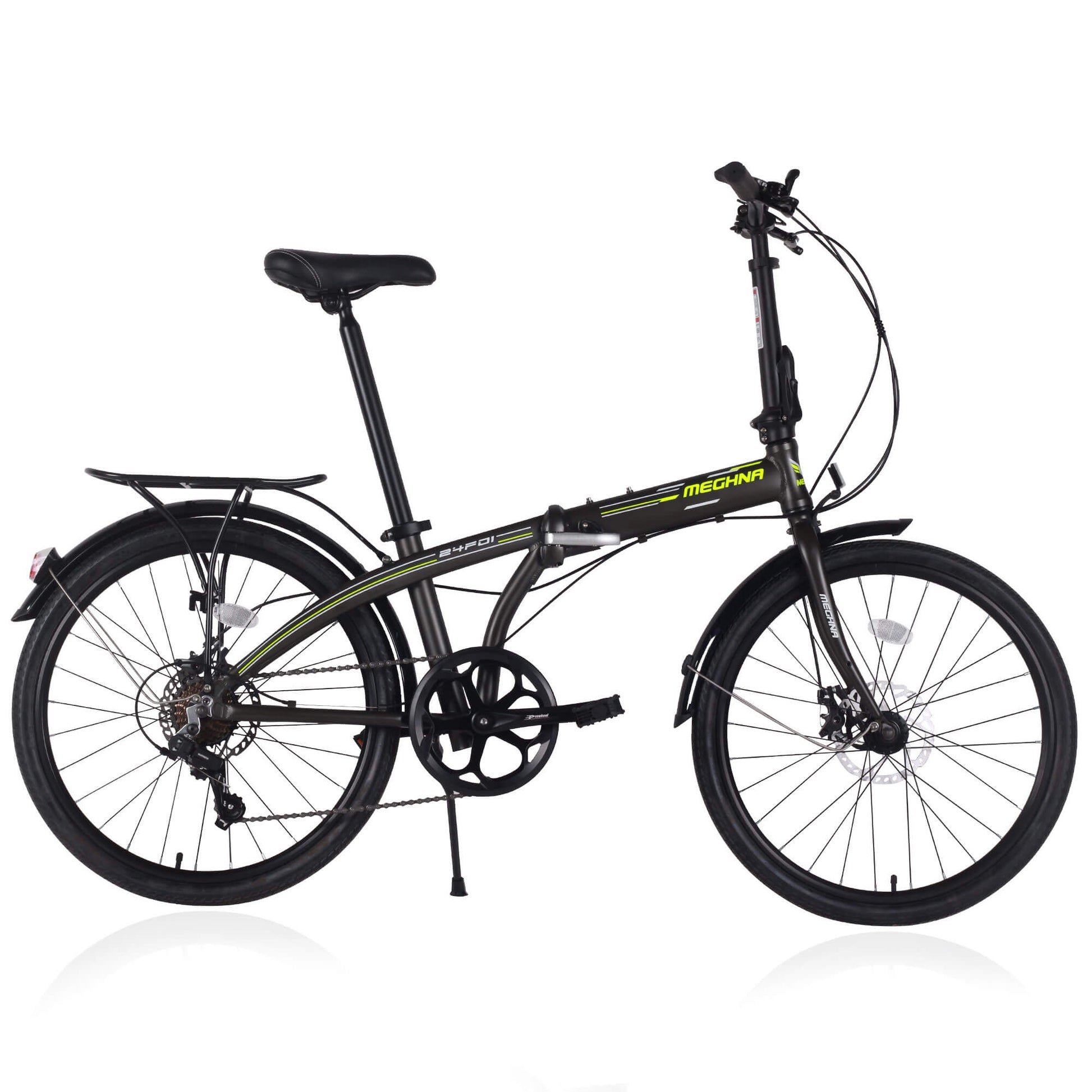 Hycline Meghna 24” Folding Bike - Howling Moto