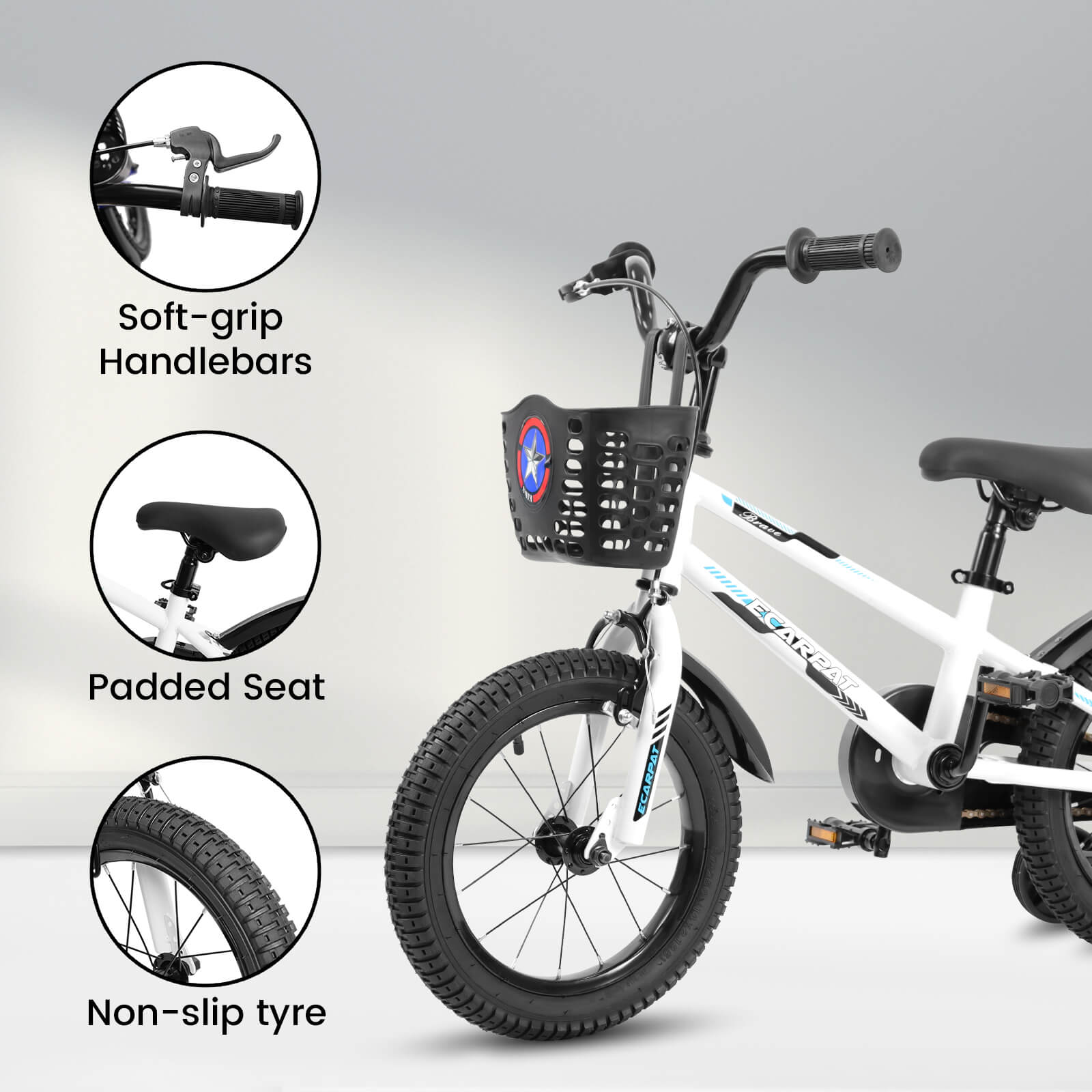 Ecarpat Runster 14" Kid Bike - Howling Moto