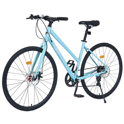 Hycline Zukka Slash 700x32C bicycle tire with a black rubber tread and sidewalls, designed for road and hybrid bikes.