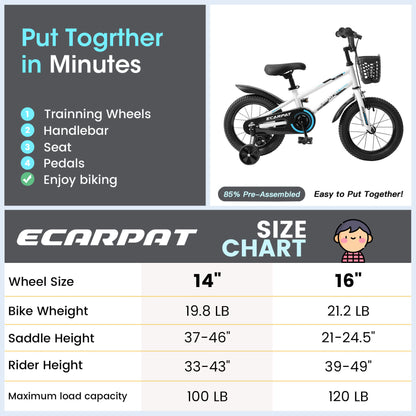 Ecarpat Runster 14" Kid Bike - Howling Moto