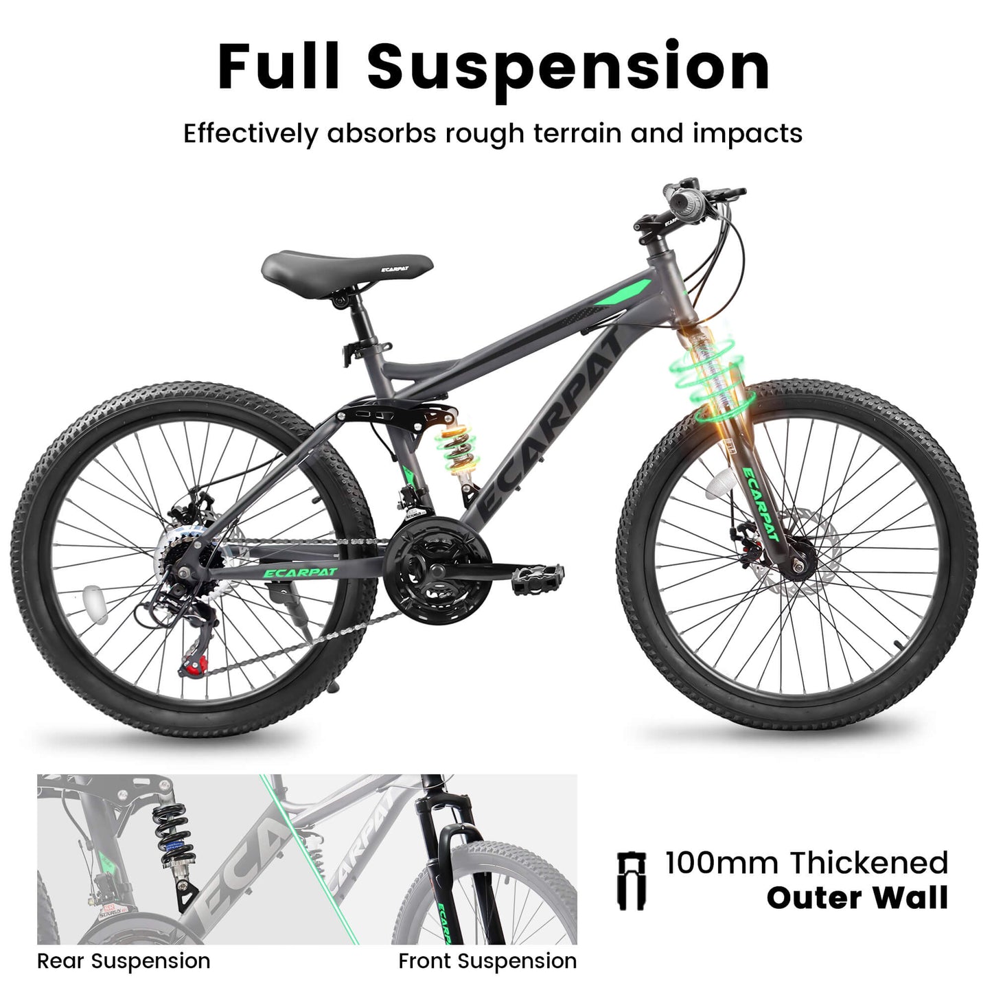 Ecarpat Tamer KR - 24" to 27.5” - Howling Moto