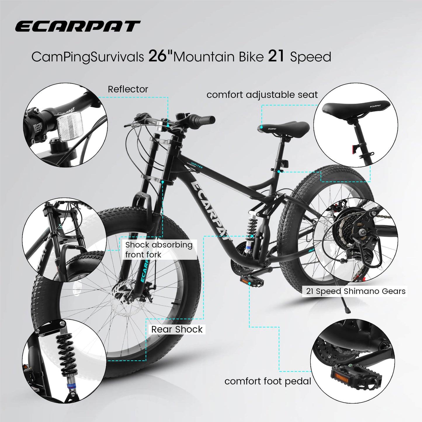 Ecarpat Jumbo MX - 26"×4" - Howling Moto