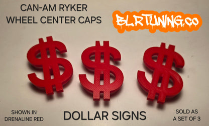 CAN-AM RYKER WHEEL CENTER CAPS - Howling Moto