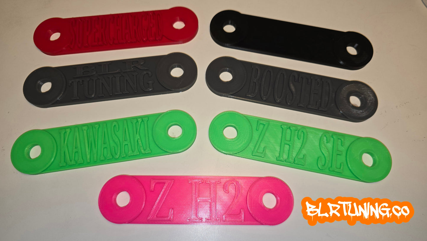 KAWASAKI Z H2 REAR PASSENGER PEG DELETE BLOCK OFF PLATES
