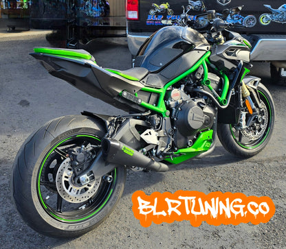 KAWASAKI Z H2 REAR PASSENGER PEG DELETE BLOCK OFF PLATES