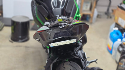 KAWASAKI ZH2 Z H2 SE TAIL Tidy LICENSE PLATE MOUNT OR PLATE DELETE FITS 2019 - 2024 - Howling Moto