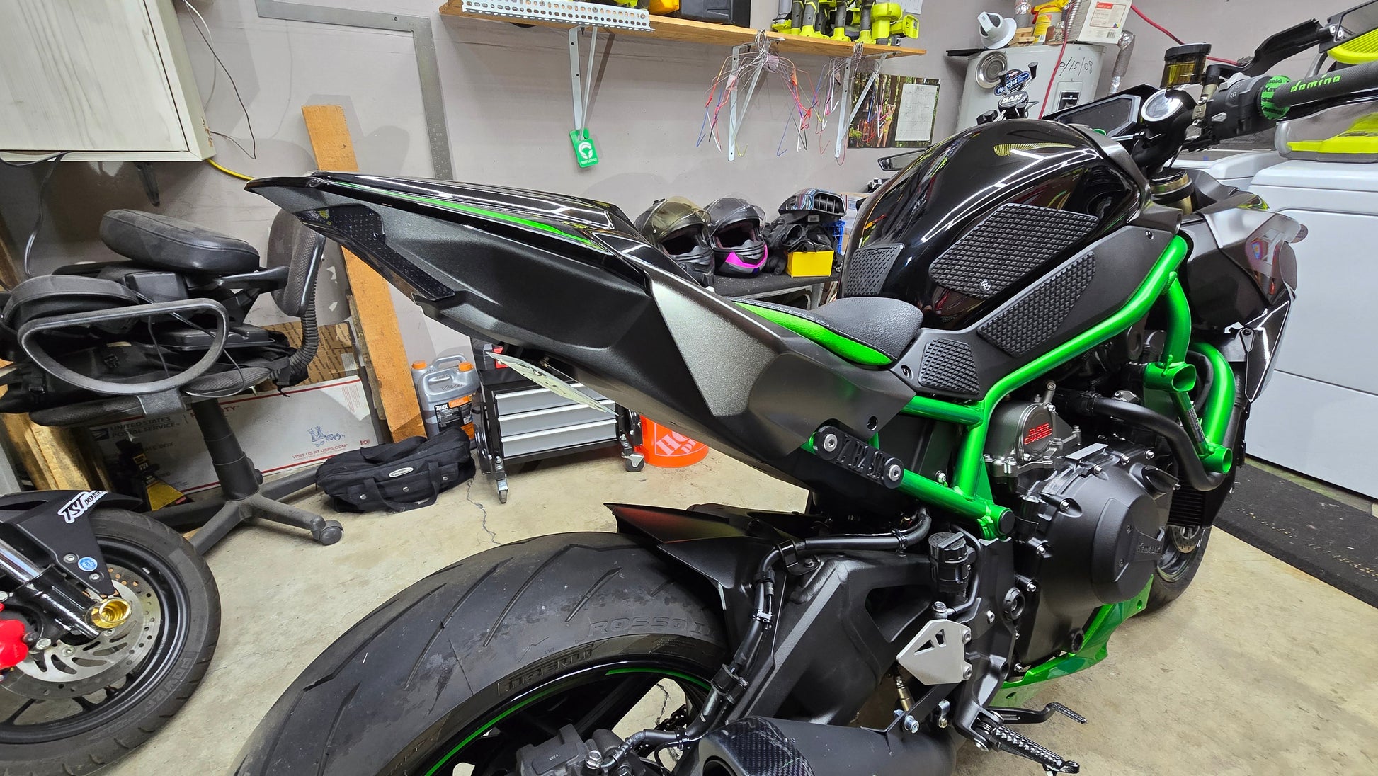 KAWASAKI ZH2 Z H2 SE TAIL Tidy LICENSE PLATE MOUNT OR PLATE DELETE FITS 2019 - 2024 - Howling Moto