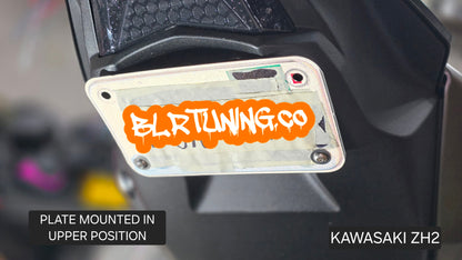 KAWASAKI ZH2 Z H2 SE TAIL Tidy LICENSE PLATE MOUNT OR PLATE DELETE FITS 2019 - 2024 - Howling Moto