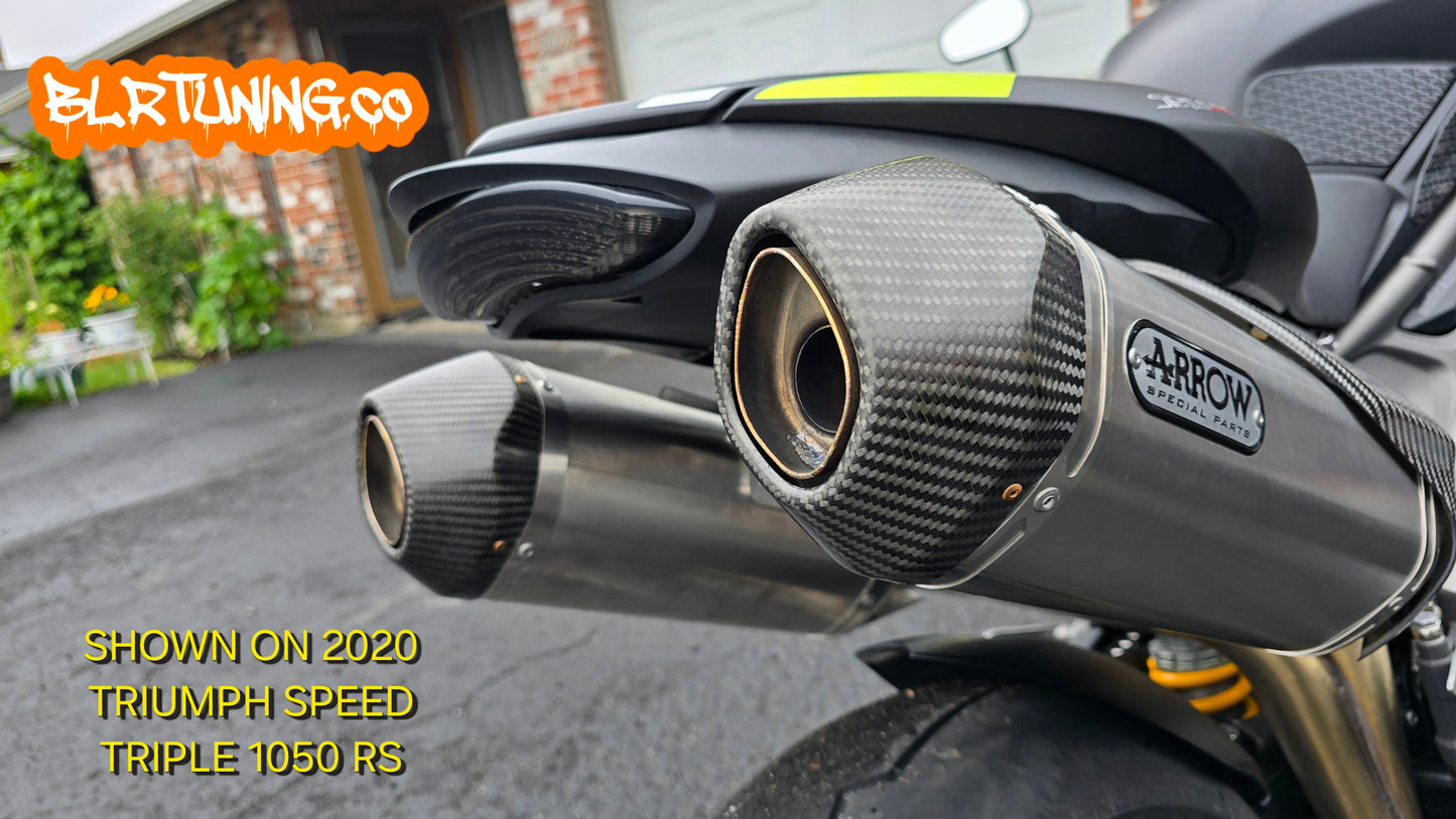 TRIUMPH SPEED TRIPLE 1050 RS TAIL DELETE BLOCK OFF PLATE 2016 TO 2020 - Howling Moto