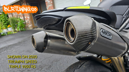 TRIUMPH SPEED TRIPLE 1050 RS TAIL DELETE BLOCK OFF PLATE 2016 TO 2020 - Howling Moto