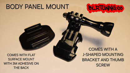 BODY PANEL MOUNT FOR PV3 OR ACTION CAMERA - Howling Moto